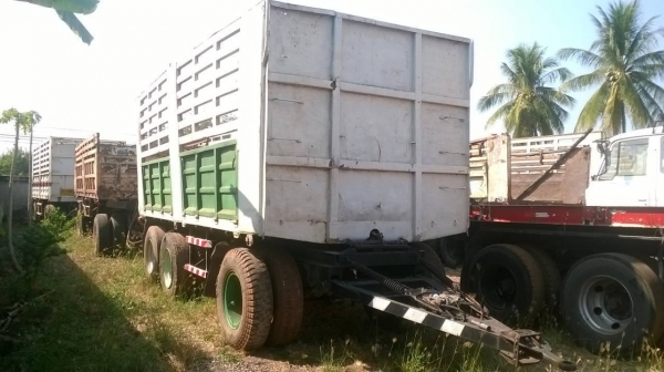 ขายลูกพ่วงไม่ดั้ม 3 คานยัด คอกเกษตร ยาว 6.20 เมตร ทะเบียนพร้อม ราคาต่อรองได้ครับ