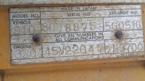 รถตักCAT910 เอวอ่อน