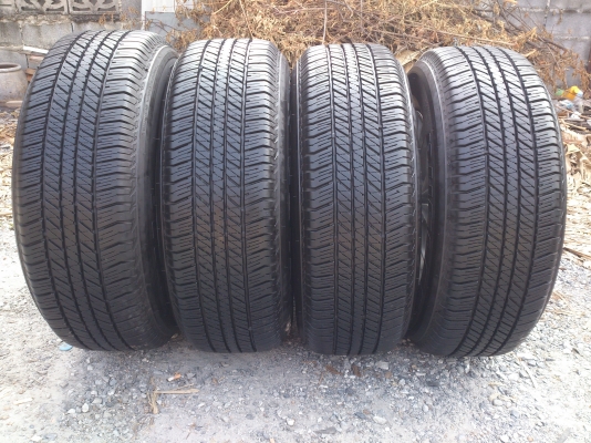 ขายแม็ก 6 รู ALL  NEW  MAZDA  พร้อมยางริดสโตน. 265/65R17 ยางสัปดาห์ที่23ปี13 ดอกยางเต็มสวยนิ่มลึกเท่ากันไม่ร้าวไม่แตกลายไม่กินข้าง(สภาพแม็กยาง95\%) จำนวน 1  ชุด