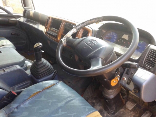 ขายรถพ่วงดัมพ์ HINO MEGA เครื่อง 260 แรง ปี 48 กระบะดัมพ์มิเนียมอู่ CK โชคชัย ลูก 2 เพลา