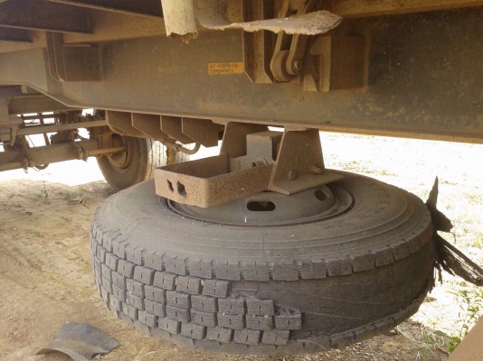 ขายรถพ่วงดัมพ์ HINO MEGA เครื่อง 260 แรง ปี 48 กระบะดัมพ์มิเนียมอู่ CK โชคชัย ลูก 2 เพลา