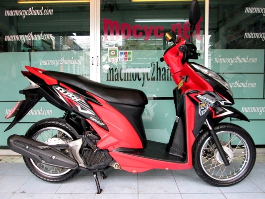 CLICK 125 i  ลายสตรีท สีดำแดง รถเดือน กรกฏาคม ปี 55 ไมล์ 8 พันโล ของแถม 2 รายการ 29900