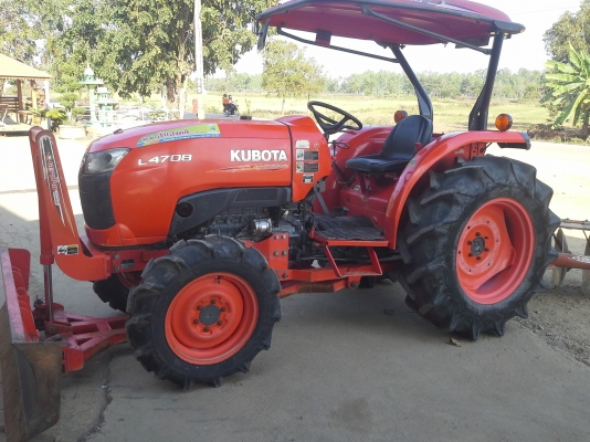 ขาย แทรกเตอร์ KUBOTA L4708 ถูกๆ สวยๆ เครื่องดี เกียร์ดีคับ สีเดิมๆ 15xx ช.ม.