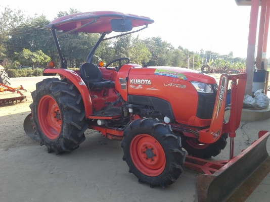 ขาย แทรกเตอร์ KUBOTA L4708 ถูกๆ สวยๆ เครื่องดี เกียร์ดีคับ สีเดิมๆ 15xx ช.ม.