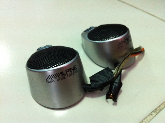 ลำโพงทวิสเตอร์ Dual Dome Alpine มือ2 ญี่ปุ่น ลำโพงทวิสเตอร์ Dual Dome Alpine มือ2 ญี่ปุ่น