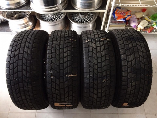 ล้อหยดน้ำ WORK DEERFIELD 16x8 ออฟ0 6 รูกระบะ พร้อมยาง ประมูลจากญี่ปุ่น