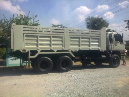 ขายรถบรรทุกสิบล้อดัมพ์ HINO 3M วางเครื่อง P11-320 แรง ปี 39 ยางใหม่ แอร์พร้อมกระจกไฟฟ้า กระบะดัมพ์สามมิตร ทะเบียนพร้อม