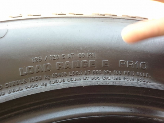 ขายยาง bf a/t 265/75/16 ปี 10  1 ชุดครับ ราคาเบาๆ