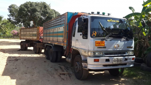 ขายดาวน์!!! รถบรรทุกพ่วง 18 ล้อ Hino FM3M