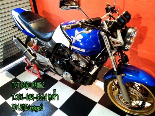 T&amp;T BIKE RAMA2 ขายถูกที่สุดคับ 79500 ฿HONDA CB400 V-TEC2เอกสารครบทุกฉบับ ปี2003 ราคาเล้าใจ เทคเปิดทุกเกียร์