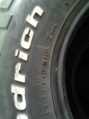 BF Km2 ขนาด 31/10.5/15  สภาพดี 1ชุด