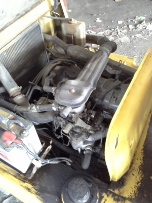 ขาย รถโฟล์คลิฟท์ MITSUBISHI 1.5ตันเครื่องเบนซิน+แก็ส ราคา65,000บาท