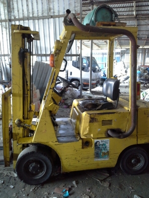 ขาย รถโฟล์คลิฟท์ MITSUBISHI 1.5ตันเครื่องเบนซิน+แก็ส ราคา65,000บาท