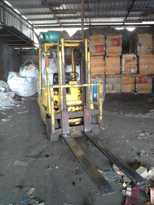 ขาย รถโฟล์คลิฟท์ MITSUBISHI 1.5ตันเครื่องเบนซิน+แก็ส ราคา65,000บาท