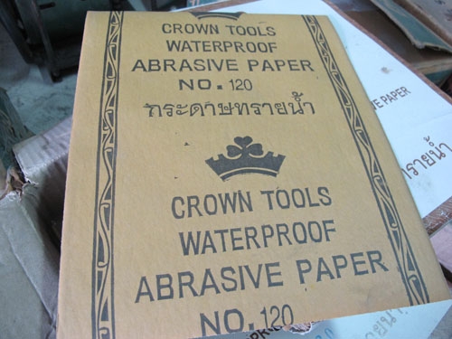 ขายกระดาษทรายน้ำตรามงกุฏCrown tools ของใหม่จำนวนมากราคาถูก