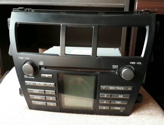 วิทยุเดิมติดรถ new vios สภาพดี ใช้งานปกติ  ไม่เคยซ่อม  ราคารวมค่าส่ง