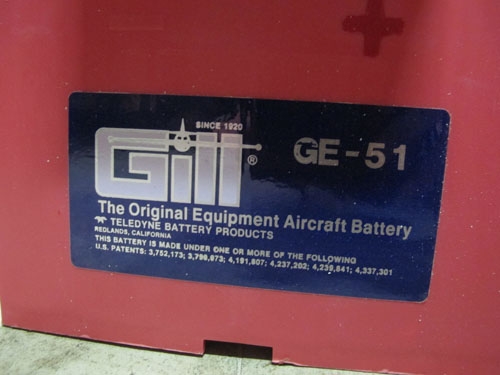 ขายแบตเตอร์รี่ใหม่24โวลล์ยี่ห้อGILL GE-51ของอเมริกา