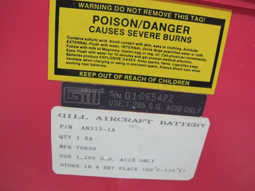 ขายแบตเตอร์รี่ใหม่24โวลล์ยี่ห้อGILL GE-51ของอเมริกา