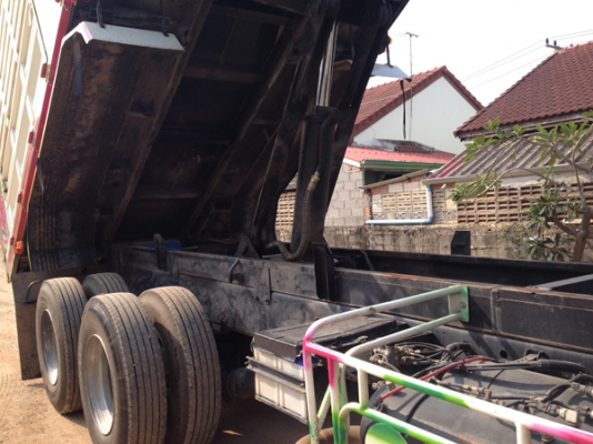 ขายรถพ่วงดัมพ์ 22ล้อ HINO MEGA 344 ปี56 เลขไมล์ 3หมื่นกว่า สภาพป้ายแดง วิ่งข้าวตัวเอง ส่งใกล้ๆ