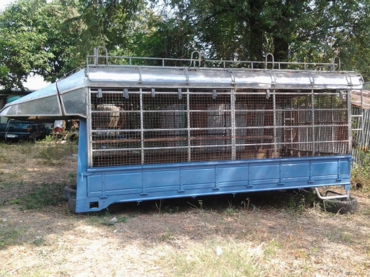 ขายกระบะNPR พร้อมคอกหลังคายาว4.30เมตร พื้นไม้สวย ต้งใหญ่ ทำสีเรียบร้อย