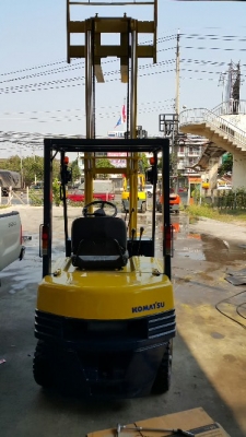KOMATSU FD15-15 ขนาด1.5ตัน เสาสูง3เมตร เกียร์ธรรมดา เครื่องดีเซลC240 ชั่วโมงการใช้งาน2XXXชม. รถญี่ปุ่นแท้นำ รับประกันเครื่องเกียร์6เดือน ราคาต่อรองได้ 0816161541