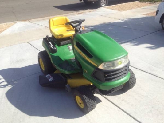 รถตัดหญ้านั่งขับ มือสองจากนอก John Deere 17แรงม้า รถตัดหญ้านั่งขับ มือสองจากนอก John Deere 17แรงม้า