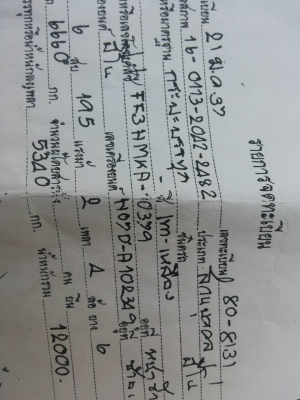 รถบรรทุก 6 ล้อใหญ่พื้นเรียบ HINO รุ่นFM3H ปี 2537 ราคา 465,000 บ.