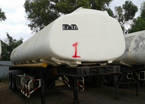 หางเทเลอร์พ่วงแทงค์สแตนเลส มีทะเบียน พร้อมชุดโอน