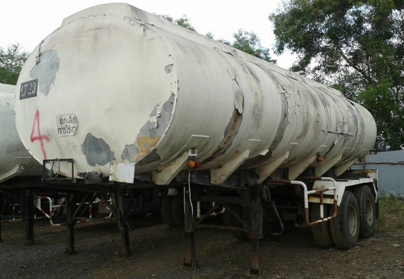 หางเทเลอร์พ่วงแทงค์สแตนเลส มีทะเบียน พร้อมชุดโอน