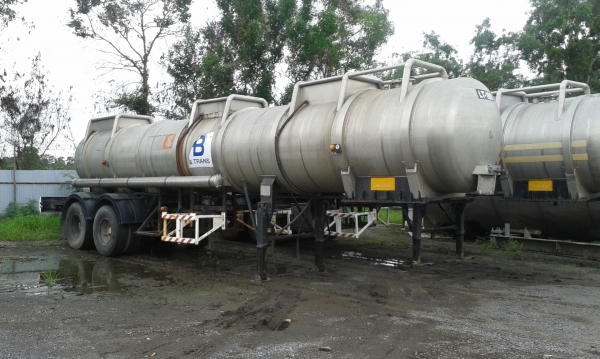 หางเทเลอร์พ่วงแทงค์สแตนเลส มีทะเบียน พร้อมชุดโอน