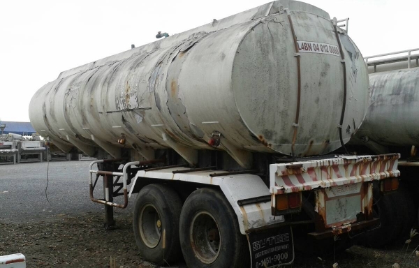 หางเทเลอร์พ่วงแทงค์สแตนเลส มีทะเบียน พร้อมชุดโอน