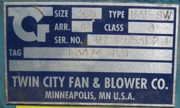 โบเวอร์ พัดลมดูดอากาศ มอเตอร์ 40 แรง ของอเมริกา