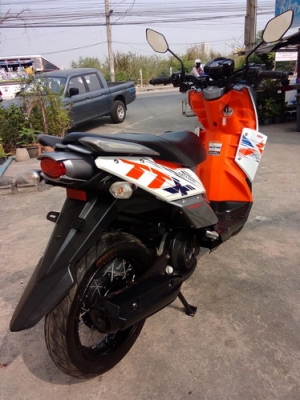 Yamaha TTX สีขาว-ส้ม หัวฉีดประหยัดน้ำมัน รถปลายปี55 สวยๆครับ
