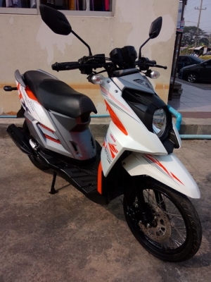Yamaha TTX สีขาว-ส้ม หัวฉีดประหยัดน้ำมัน รถปลายปี55 สวยๆครับ
