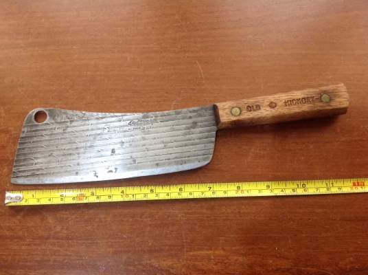 ขายมีดหั่น สับ Vintage Ole Hickory 12" ขายมีดหั่น สับ Vintage Ole Hickory 12"