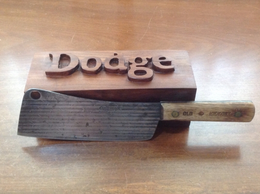 ขายมีดหั่น สับ Vintage Ole Hickory 12"