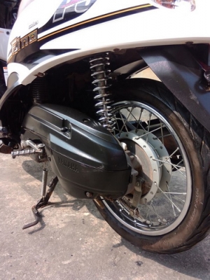 Yamaha Fino ลาย PS สี ขาว-ดำ สวยๆเดิมๆราคาถูกๆครับ