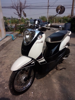 Yamaha Fino ลาย PS สี ขาว-ดำ สวยๆเดิมๆราคาถูกๆครับ