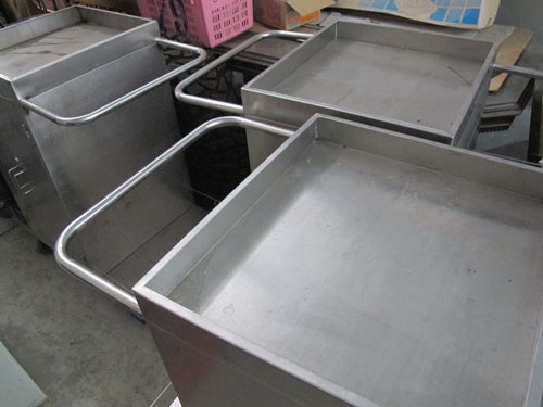 ขายรถเข็นแสตนเลสใหม่ๆสำหรับภัตตาคารและร้านอาหาร