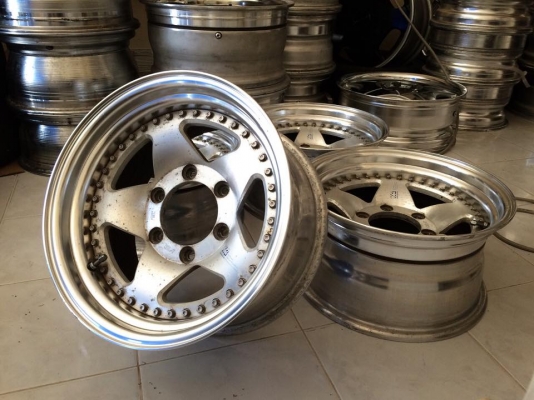 ขายล้อ BRADLEY K2 15x8 ออฟ0 6 รูกระบะ ประมูลจากญี่ปุ่น