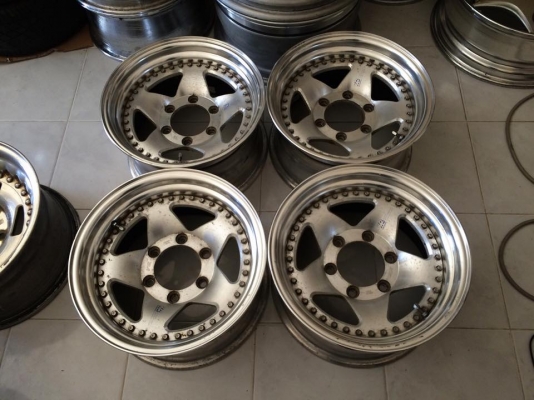 ขายล้อ BRADLEY K2 15x8 ออฟ0 6 รูกระบะ ประมูลจากญี่ปุ่น