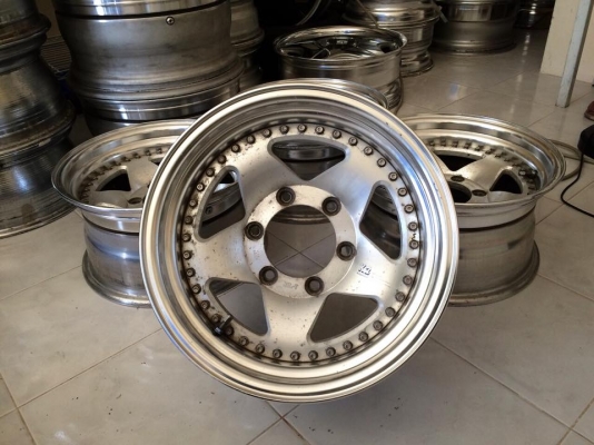ขายล้อ BRADLEY K2 15x8 ออฟ0 6 รูกระบะ ประมูลจากญี่ปุ่น