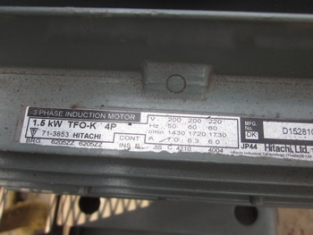 ขาย - เครื่องปั๊มลม HITACHI: 15P-9.5 VA 6 มอเตอร์ไฟฟ้า มือสองญี่ปุ่นแท้ สภาพสวย พร้อมใช้งาน ขาย - เครื่องปั๊มลม HITACHI: 15P-9.5 VA 6 มอเตอร์ไฟฟ้า มือสองญี่ปุ่นแท้ สภาพสวย พร้อมใช้งาน