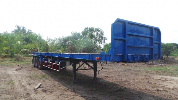 ขายด่วนหางพื้นเรียบ 3 เพลา (พนัส) - ติดต่อคุณตั้ม 081-9512529