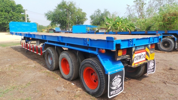 ขายด่วนหางพื้นเรียบ 3 เพลา (พนัส) - ติดต่อคุณตั้ม 081-9512529