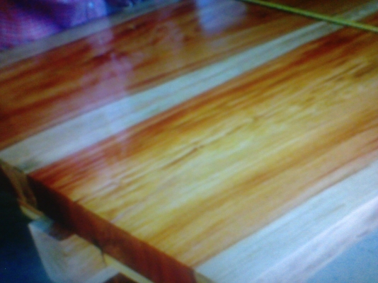 ไม้พื้นประดู่หน้า 8 หนา นิ้ว