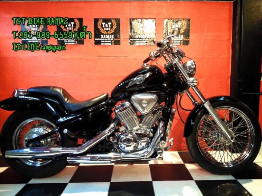 T&amp;T BIKE RAMA2 จัดให้คับขายถูก 59500฿HONDA STEED400 สภาพนางฟ้าสวยใสกริปอินวอย + สรรพสามิตแท้ รถจบจิงขับขี่นิ่มนวลทรงเดิมๆไม่มีตัดแต่งใดๆทั้งสิ้น ท่อเดิมๆเสียงนุ่มๆเดินเบาดี ระบบบไฟครบทุกระบบ สีสวยใสยางหน้าหลัง