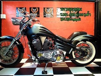 T&amp;T BIKE RAMA2 ขายด่วนนาทีทอง 59500฿HONDA STEED400 แต่ง HD รอบคันโคตรดุ เอกสารครบ สีแอรบัส ชุดแต่งHDท่อนอกเสียงดีสีสวยกริปเครื่องดีเดินเบาHD ของเเต่งแน่นคุ้ม