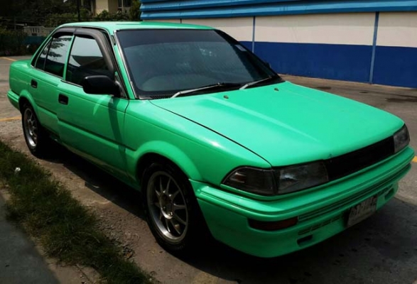 toyota โดเรม่อน เครื่อง 4a เกียร์ออโต้ สีสวยเต็ม เครื่องดี เกียร์เปลี่ยนนิ่มนวล ช่วงล่างดี เลี้ยวไม่ดัง ไม่มีปัญหาความร้อน ภายในเบาะหนังสวย เครื่องเสียง 2 din ดูหนังฟังเพลง กระจกไฟฟ้า 4 บาน แม็กซ์ 15 แอร์หนาวๆเลย ภาษีไม่ขาด เอกสารพร้อมโอน ราคามอไซด์ วิ่งไ