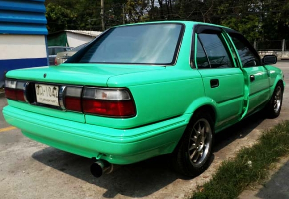 toyota โดเรม่อน เครื่อง 4a เกียร์ออโต้ สีสวยเต็ม เครื่องดี เกียร์เปลี่ยนนิ่มนวล ช่วงล่างดี เลี้ยวไม่ดัง ไม่มีปัญหาความร้อน ภายในเบาะหนังสวย เครื่องเสียง 2 din ดูหนังฟังเพลง กระจกไฟฟ้า 4 บาน แม็กซ์ 15 แอร์หนาวๆเลย ภาษีไม่ขาด เอกสารพร้อมโอน ราคามอไซด์ วิ่งไ